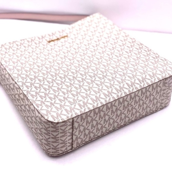 Michael Kors Large Messenger Crossbody Bag Powder Blush Multi - Picture 7 of 13